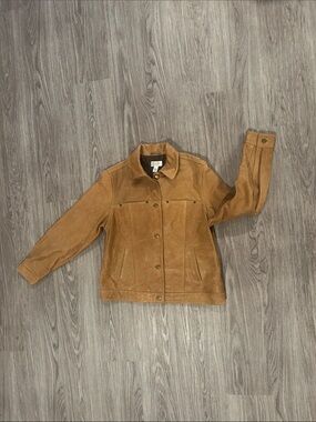 Talbots Suede Jacket in Tan